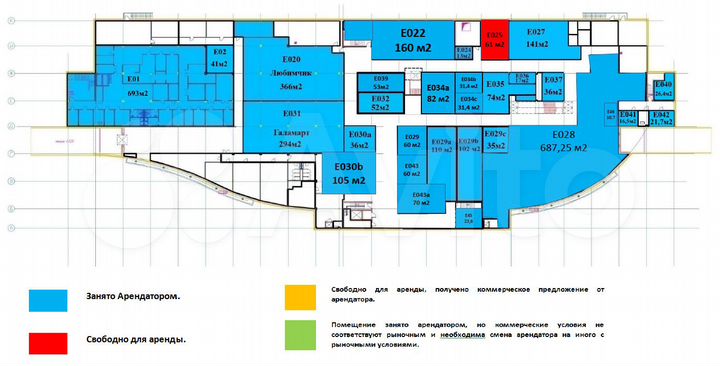 Торговая площадь, 61 м²