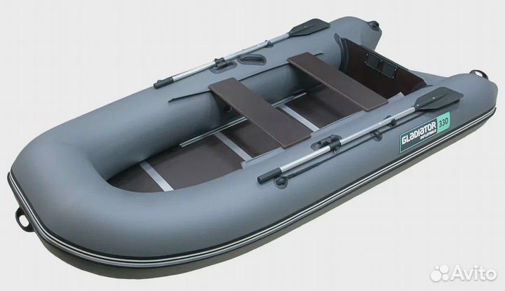 Лодка пвх Нднд Gladiator B330 темно серый