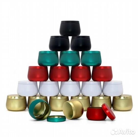 Банки для свечей с крышкой