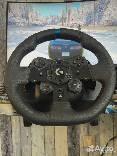 Игровой руль Logitech G923 с кпп