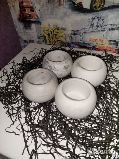 Горшочки для цветов и свечей