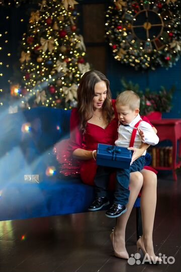 Новогодняя фотосессия в студии с фотографом