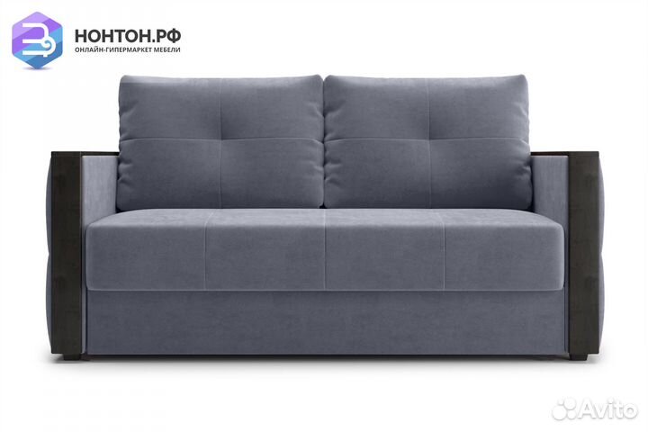 Диван еврокнижка Инсайд темно-серый