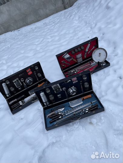 Шампура для шашлыка набор в чехле и кейсе