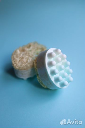 Массажное мыло с люффой