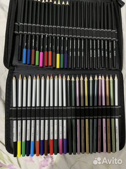 Набор для рисования. 72 предмета. новый