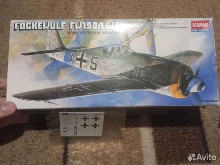 Модель самолета 1/72 Фокевульф FW190A 6/8
