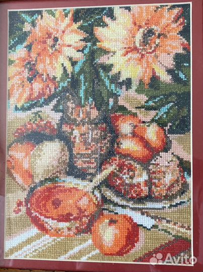 Картина вышитая крестом