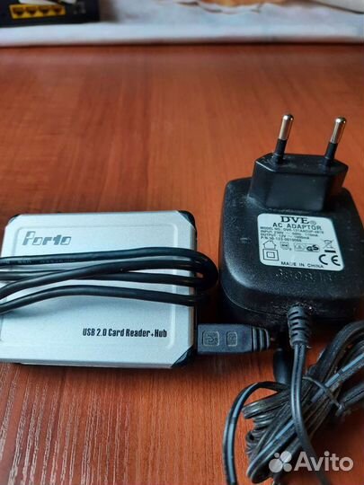 USB хаб и читатель карт
