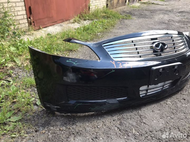 Infiniti g35 v36 бампер передний в сборе