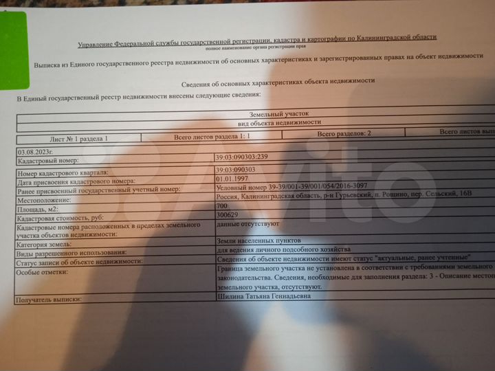 Участок 7 сот. (ИЖС)