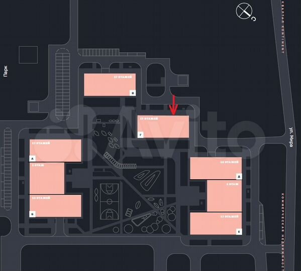 Сдам торгово-офисные помещения от 42 до 95 м²