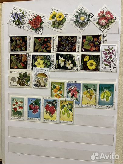 Почтовые марки СССР, куба, вьетнам