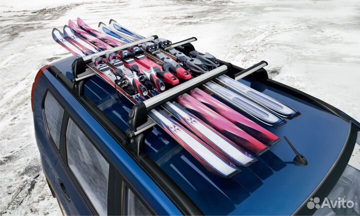 Крепление Лыж и Сноубордов для Hyundai Solaris