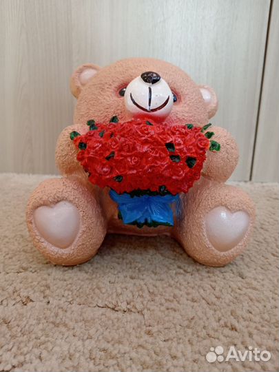 Копилка гипс. Мишка Тедди