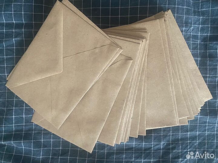 Крафтовые конверты крафт пригласительные