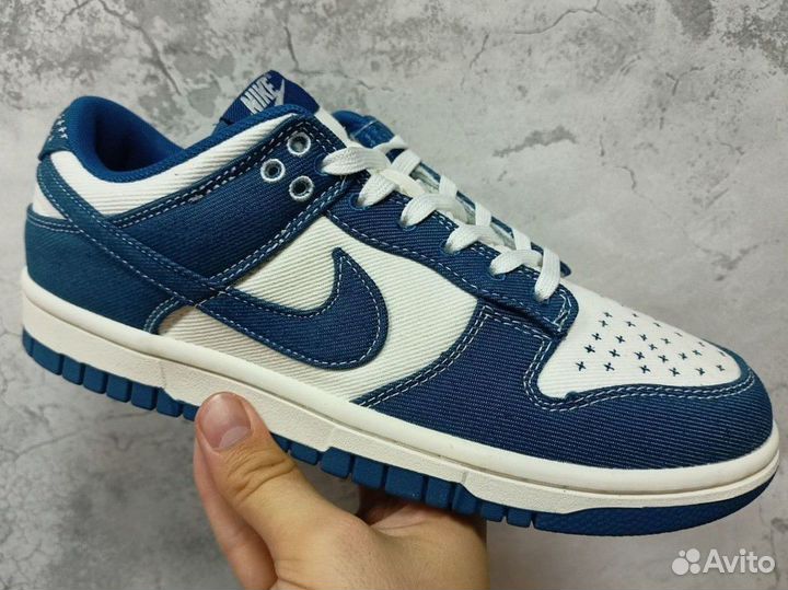 Кроссовки Nike Dunk SE ‘Sashiko Industrial blue