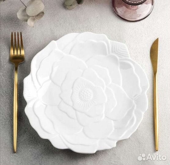 Набор из 2 тарелок Роза