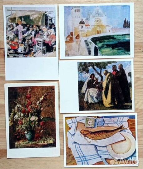Венгерская живопись на Советских открытках, 19шт