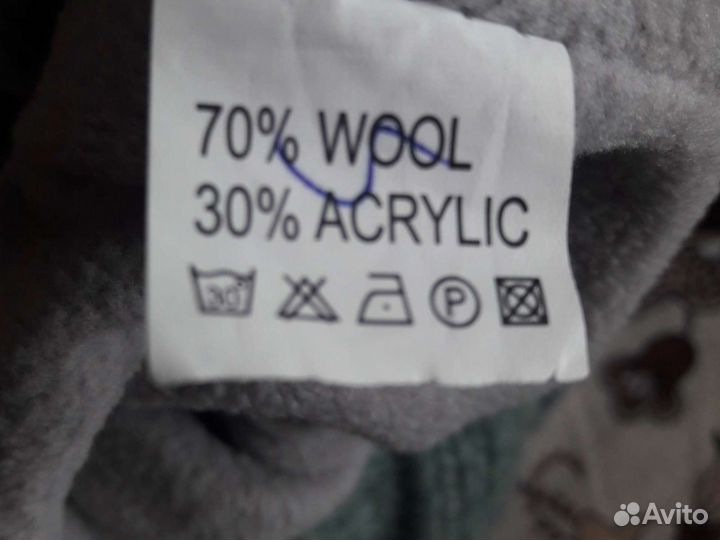 Шапка зимняя шерсть очень теплая