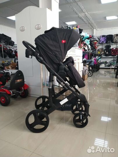 Коляска 2в1 трансформер teddy luxmom carello