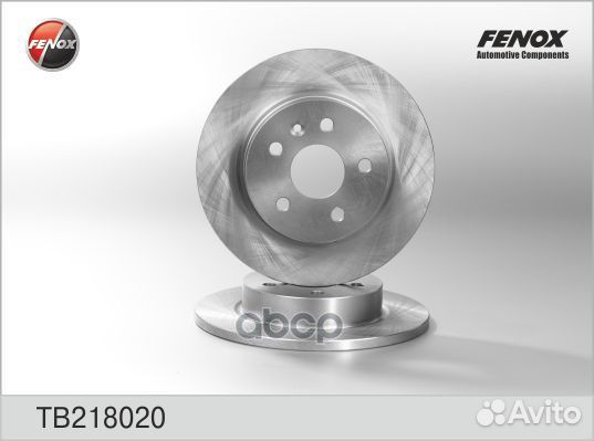 Диск тормозной зад прав/лев TB218020 fenox