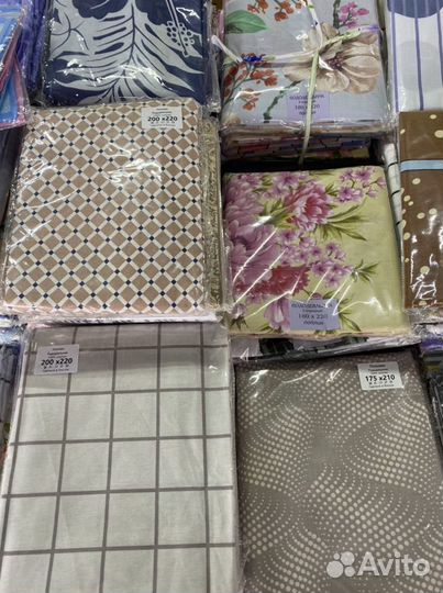 Простыни, пододеяльники, наволочки отдельно