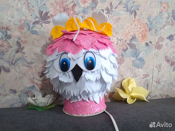 Букет светильник из фоамирана