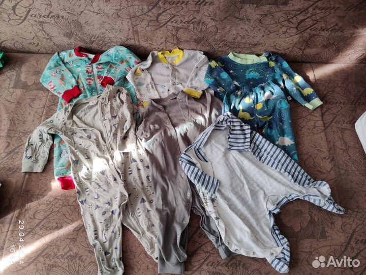 Вещи пакетами на мальчика 56-74 включительно