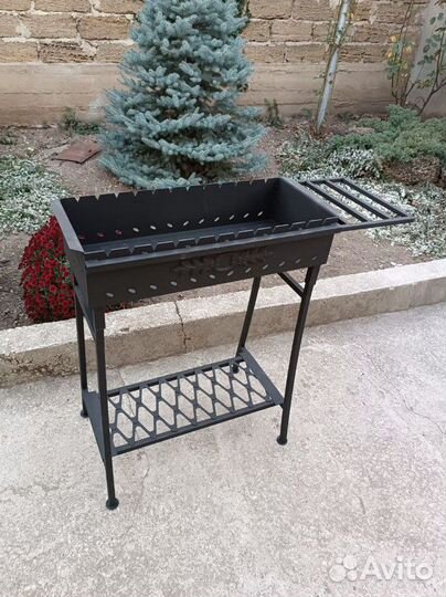 Мангал крепкий 3мм, высокий,разборной, в наличии