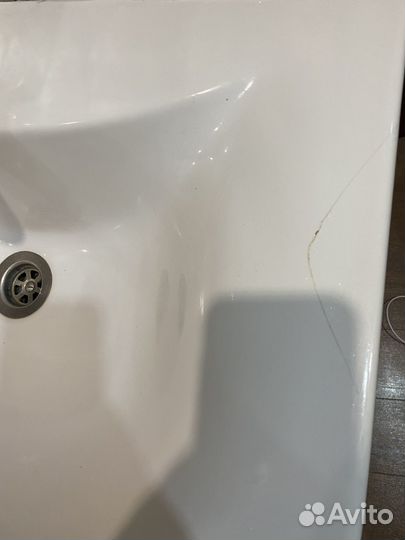 Тумба для ванной с раковиной и смесителем