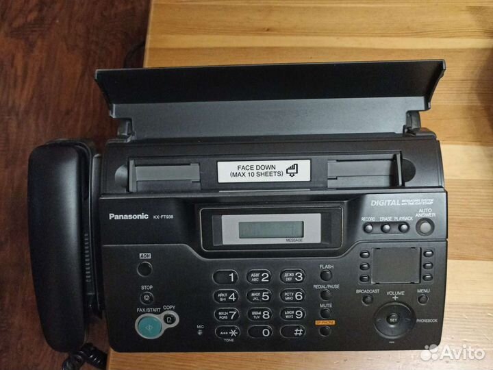 Факс panasonic KX-FT938