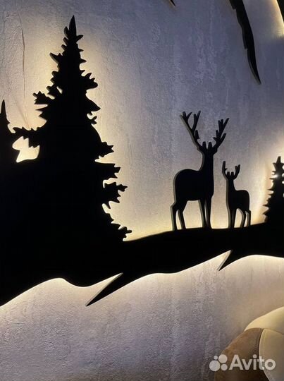 Панно из дерева