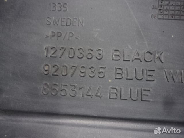 Накладка двигателя декоративная Volvo S60 Вольво