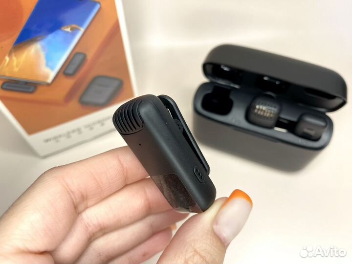 Петличный микрофон для iPhone и Android (2 микро)