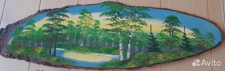 Картина из янтарной крошки