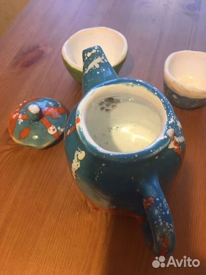 Чайник заварочный глиняный