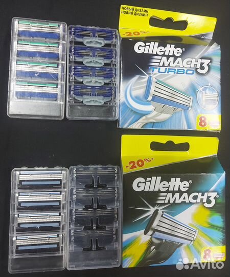 Кассеты лезвия для бритья Gillette Fusion 5, Mach3