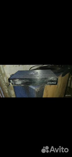 Сабвуфер и усилитель