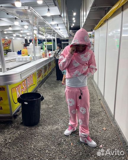 Худи Denim Tears розовая