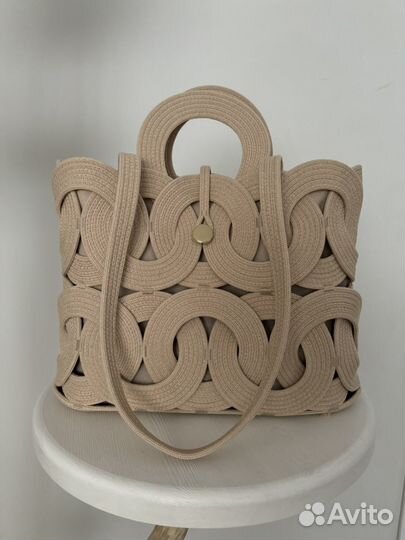 Новый цвет Сумка летняя пляжная цвета капучино