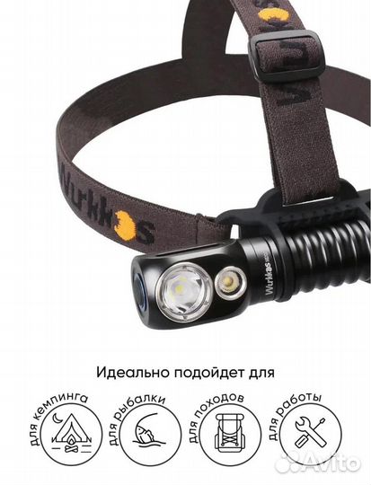 Налобный фонарь Wurkkos Hd20