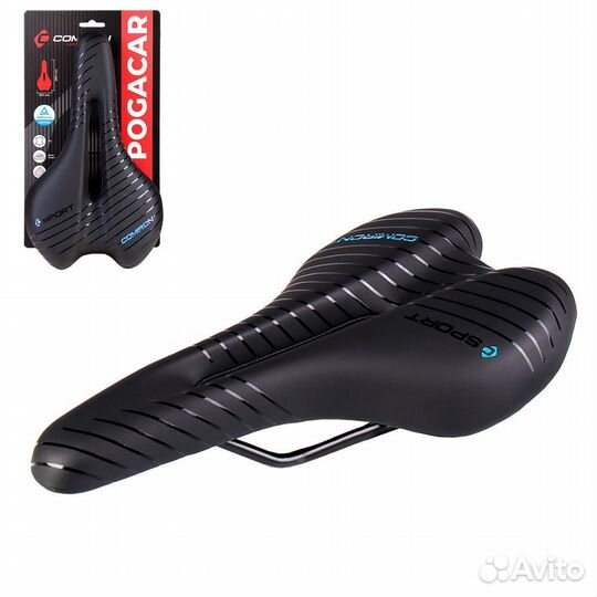 Седло comiron pogacar с вентиляцией гелевое Синяя