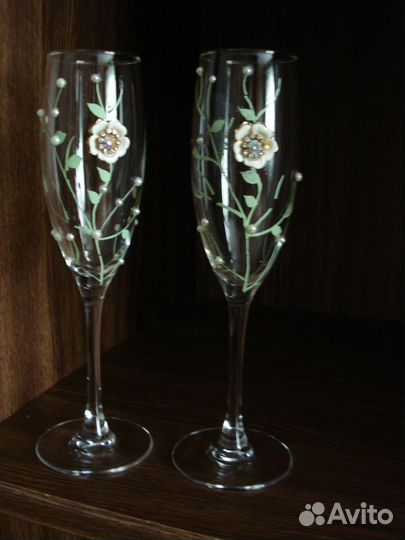 Фужеры, бокалы, блюда сервировочные