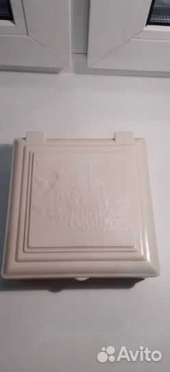 Шкатулка карболит С новым годом СССР