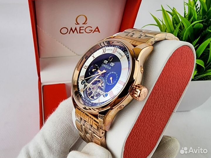 Бомбезные мужские часы Omega механические