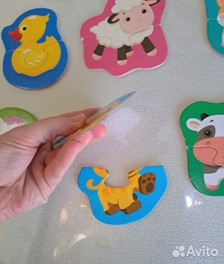 Пазлы половинки