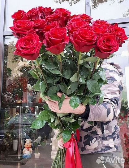 Высокие Розы Гиганты Доставка Круглосуточно