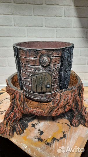 Вазон из бетона