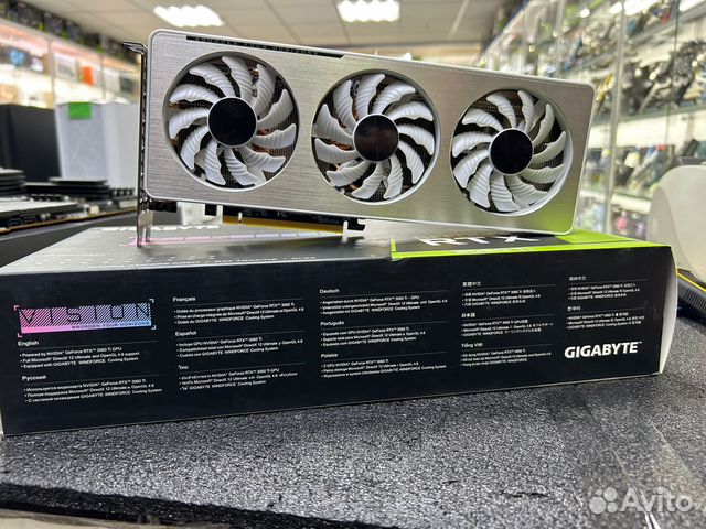 Видеокарта gigabyte GeForce RTX 3060ti vision купить в Москве ...